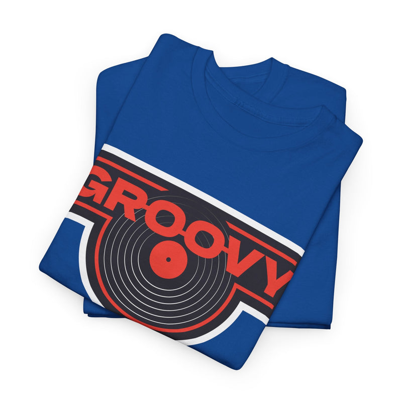'Groovy' Men's T-Shirt, in display