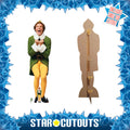 Buddy The Elf Christmas Icon Cardboard Cut Out Height 187cm, rear view
