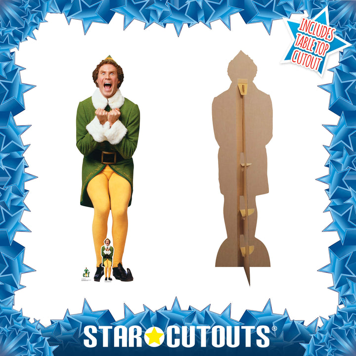 Buddy The Elf Christmas Icon Cardboard Cut Out Height 187cm