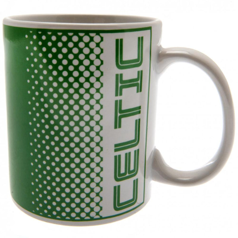 Celtic FC Fade Mug, side angle