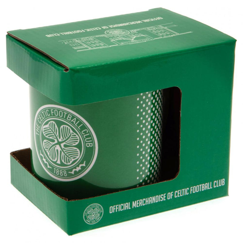 Celtic FC Fade Mug, close-up detail