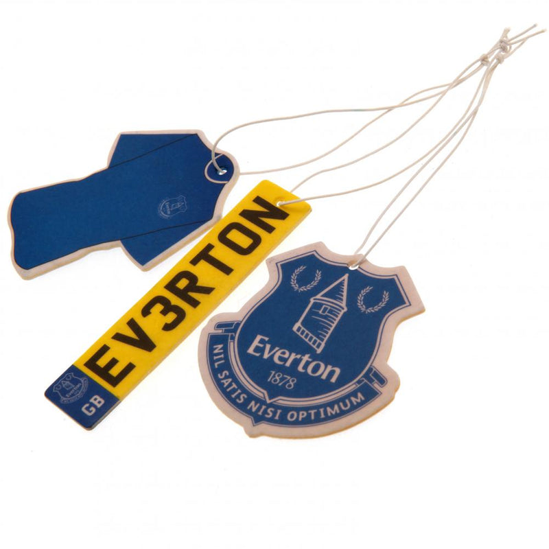 Everton FC 3pk Air Freshener, alternate view
