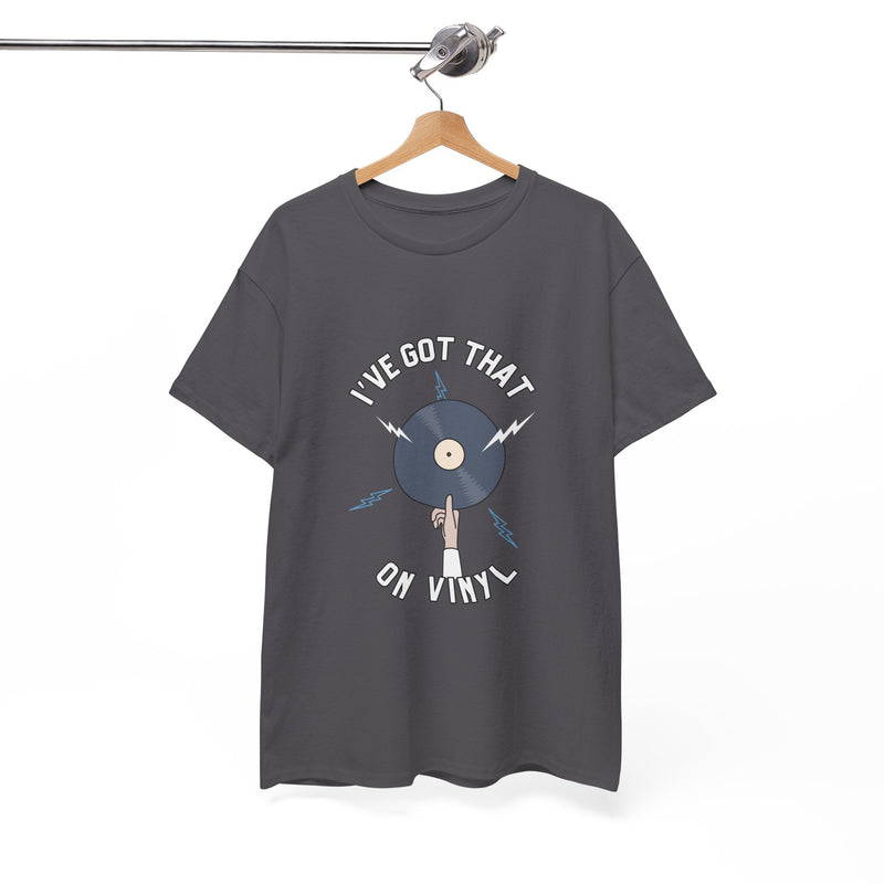 'I've Got That On Vinyl' T-Shirt, packaging shot