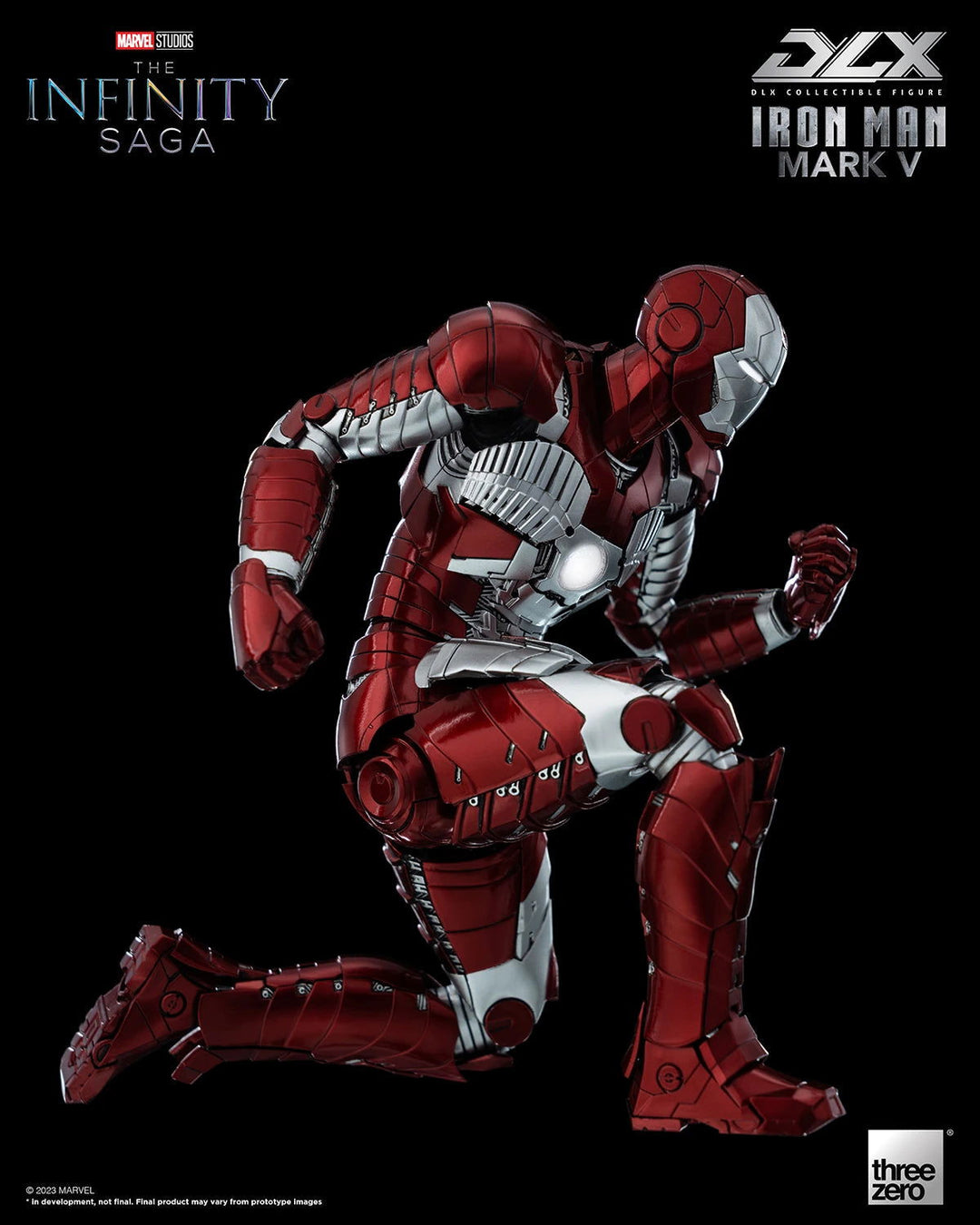 Avengers The Infinity Saga Threezero DLX Iron Man Mark V 1/12 Scale Figure - Infinity Collectables  - #tag1#