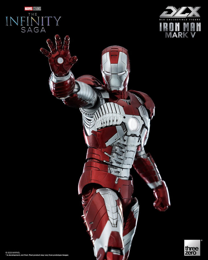 Avengers The Infinity Saga Threezero DLX Iron Man Mark V 1/12 Scale Figure - Infinity Collectables  - #tag1#