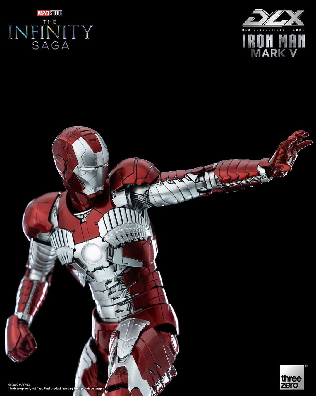 Avengers The Infinity Saga Threezero DLX Iron Man Mark V 1/12 Scale Figure - Infinity Collectables  - #tag1#