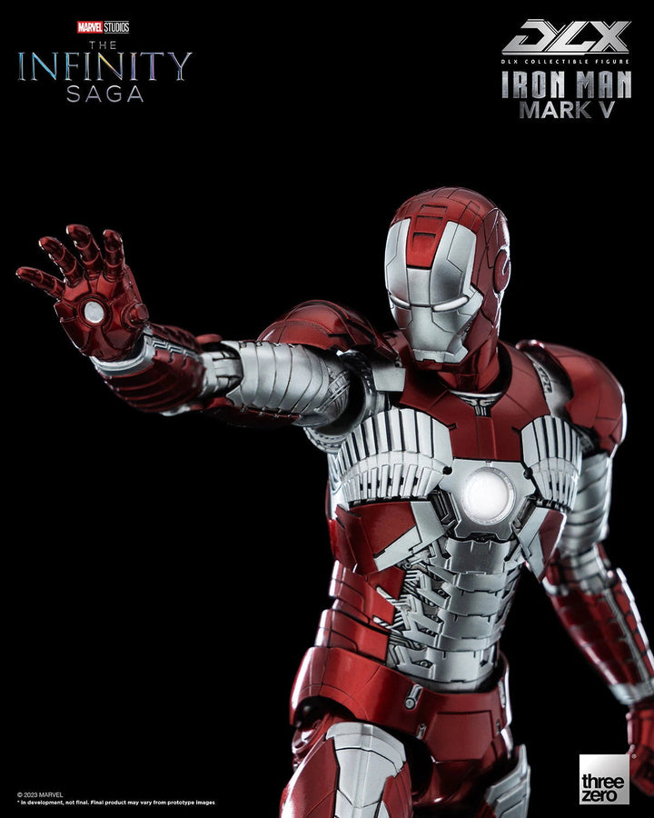 Avengers The Infinity Saga Threezero DLX Iron Man Mark V 1/12 Scale Figure - Infinity Collectables  - #tag1#