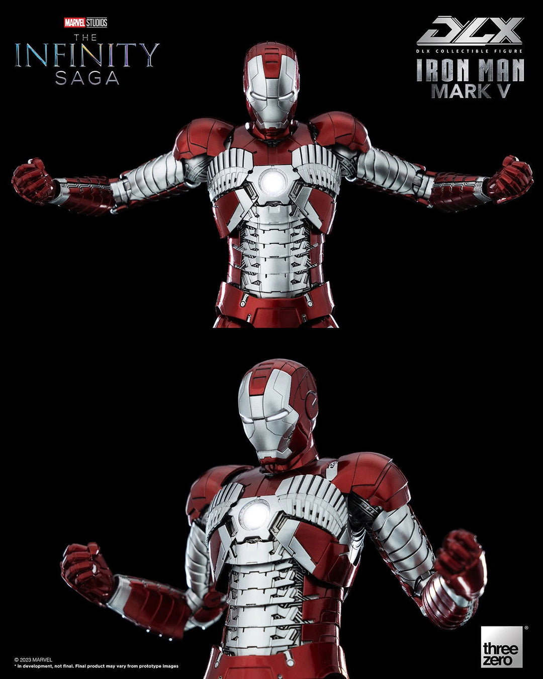 Avengers The Infinity Saga Threezero DLX Iron Man Mark V 1/12 Scale Figure - Infinity Collectables  - #tag1#