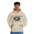 'Records Make Me Happy' Men's Hoodie, rear view