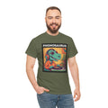 'Phonosaurus' Men's Vinyl T-Shirt, packaging shot