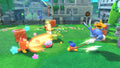 Kirby and the Forgotten Land Switch 2 Edition + Star-Crossed World - Nintendo Switch 2 close up detail