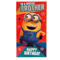 Despicable Me 3 Minion Birthday Card Brother, close-up detail