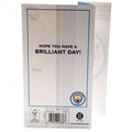 Manchester City FC Sky Blues Birthday Card, side angle