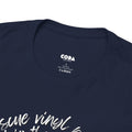 'I'm Not a Hoarder, I'm a Hero' Men's Vinyl T-Shirt, rear view