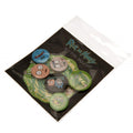 Rick And Morty Button Badge Set, side angle