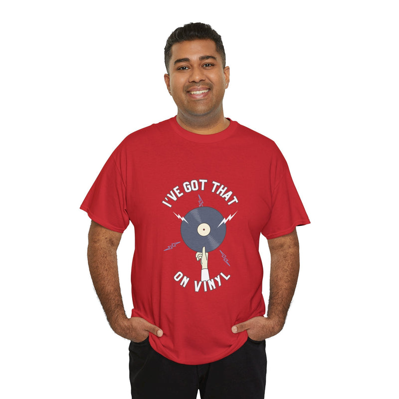 'I've Got That On Vinyl' T-Shirt, packaging shot
