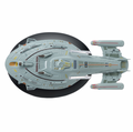 Warship Voyager Model Diecast Ship (Eaglemoss / Star Trek), side angle