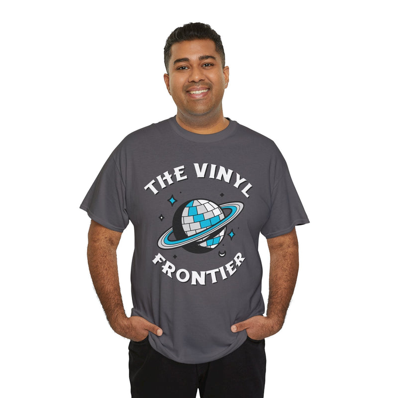 The Vinyl Frontier T-Shirt, showing reverse