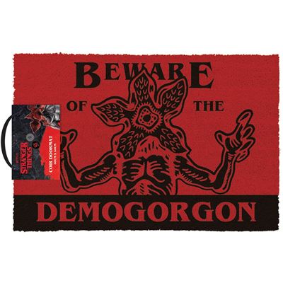 Stranger Things Beware Of The Demogorgon Doormat
