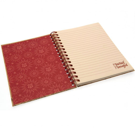 Harry Potter Notebook Marauders Map, alternate view