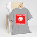 'In Case of Fire, Save My Vinyl' T-Shirt, showing reverse