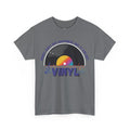 'Money Can't Buy Happiness, But It Can Buy Vinyl' Men's T-Shirt, showing reverse