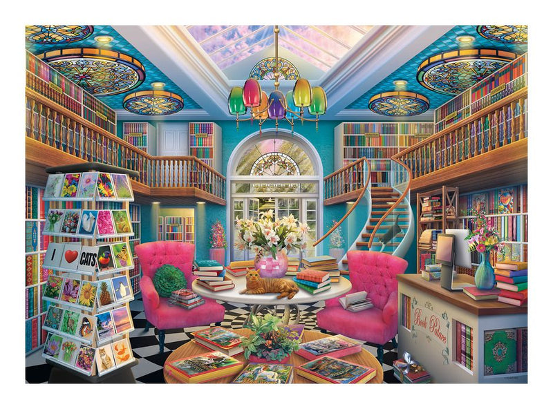 The Book Palace 1000 Piece Jigsaw Puzzle - Image