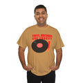'Vinyl Records Are Groovy' Bold T-Shirt, packaging shot