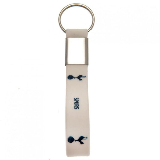 Tottenham Hotspur FC White Silicone Keyring, alternate view