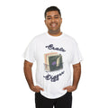 'Crate Digger' Vinyl Records Men's T-Shirt, side angle