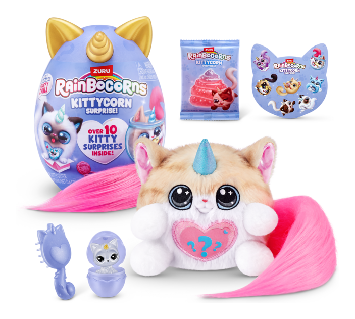 Rainbocorns Kittycorn Surprise Small Plush S9 - Image