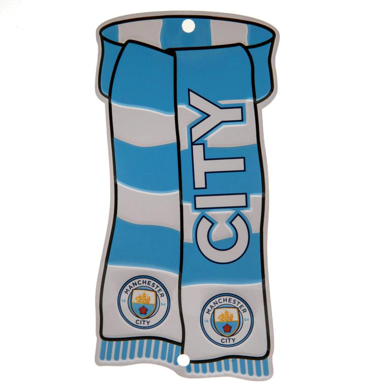 Manchester City FC Show Your Colours Window Sign collectible from Infinity Collectibles 2026