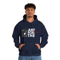 'Just for the Record' Men's Hoodie, side angle
