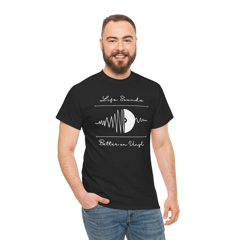 'Life Sounds Better on Vinyl' Men's T-Shirt, product detail