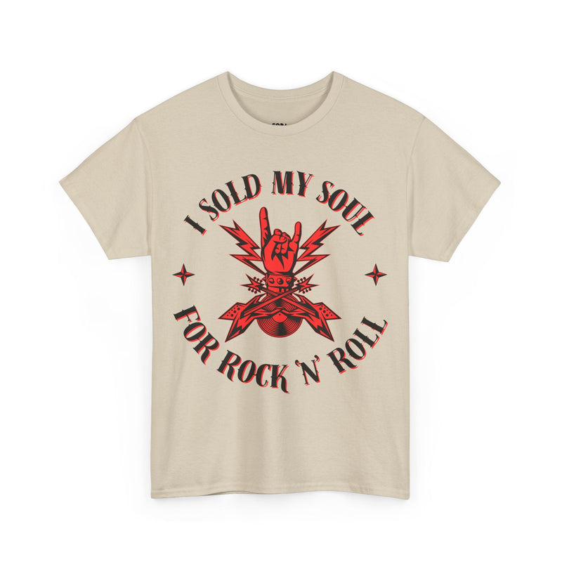 'I Sold My Soul for Rock 'n' Roll' T-Shirt, product detail