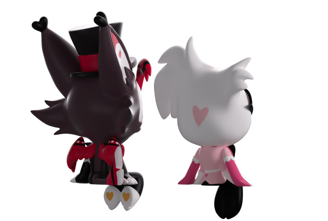 Youtooz Hazbin Hotel Angel Dust and Husk Monitor Buddiez Figures