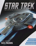 U.S.S. Defiant NX-74205 (Defiant-class) Diecast Model Ship (Eaglemoss / Star Trek), additional view
