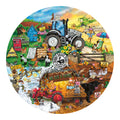 Diddly Squat Farm Circular 500 Piece Jigsaw Puzzle