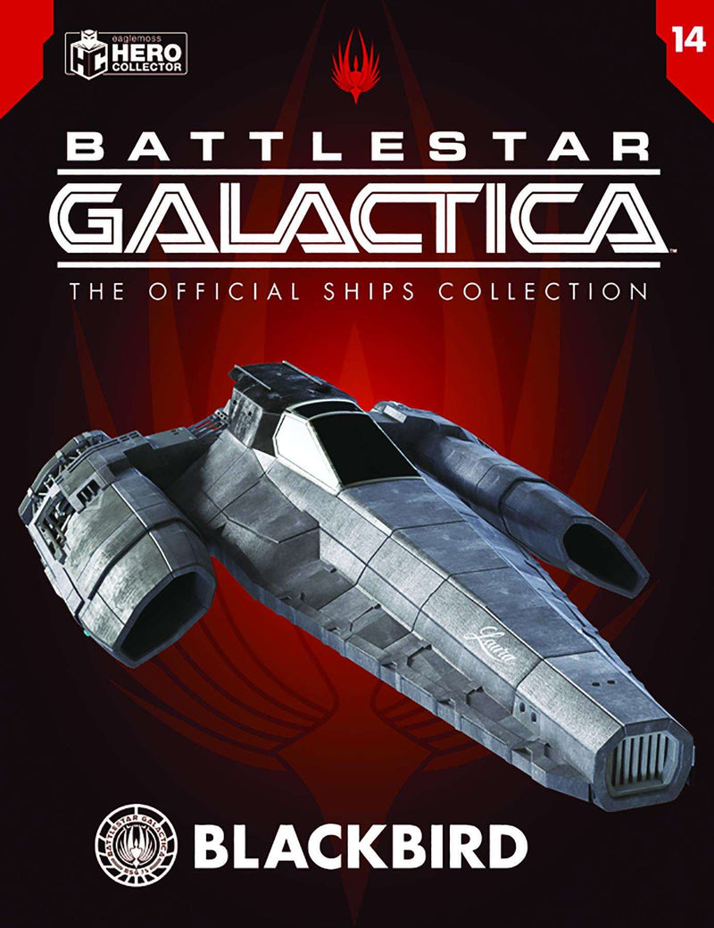 Blackbird Diecast Model Ship (Battlestar Galactica: The Official Ships Collection Eaglemoss), in display