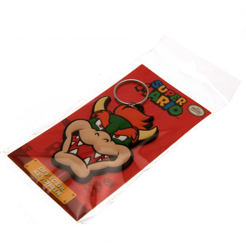 Super Mario Bowser PVC Keyring, side angle