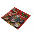 Super Mario Button Badge Set, side angle