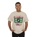 'Money can't buy happiness' Men's Vinyl T-Shirt, alternate view