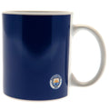 Manchester City FC Halftone Mug, side angle