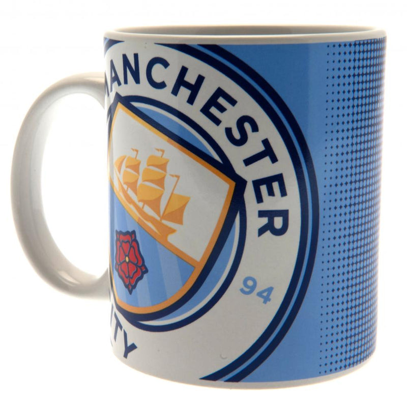 Manchester City FC Halftone Mug collectible from Infinity Collectibles 2026