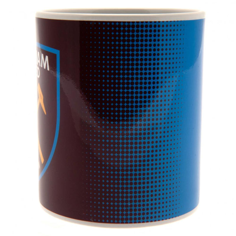 West Ham United FC Halftone Mug, alternate view