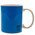West Ham United FC Halftone Mug, side angle