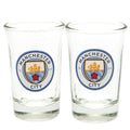 Manchester City FC 2pk Shot Glass Set collectible from Infinity Collectibles 2026
