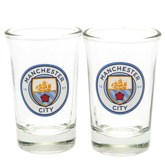Manchester City FC 2pk Shot Glass Set collectible from Infinity Collectibles 2026