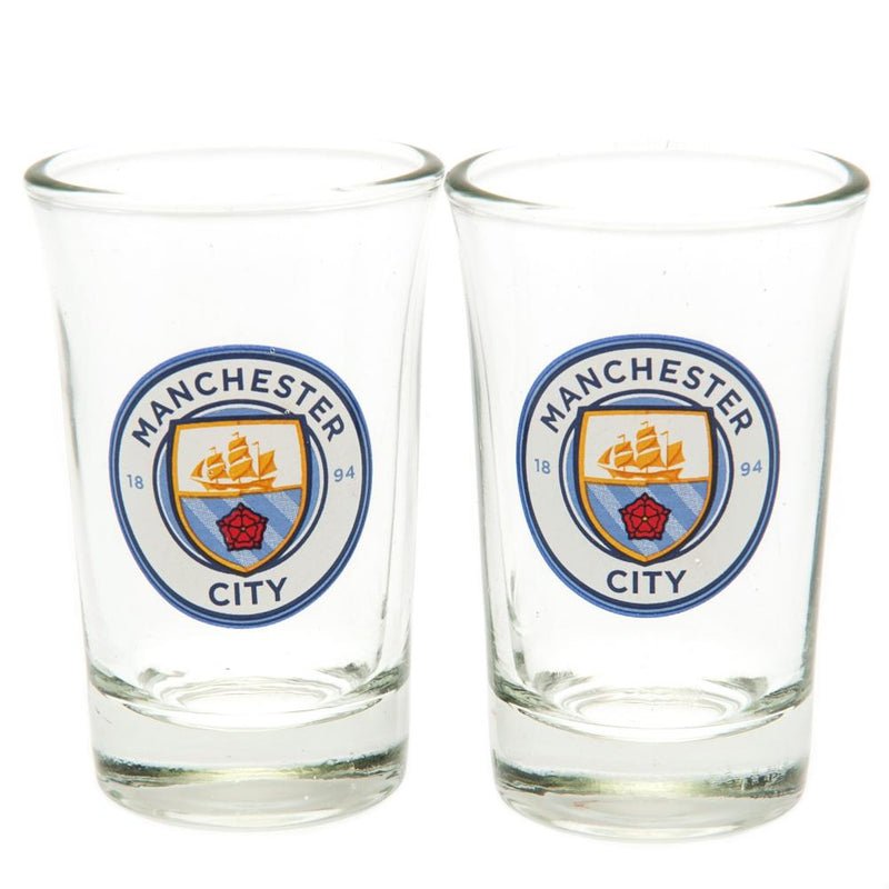 Manchester City FC 2pk Shot Glass Set collectible from Infinity Collectibles 2026