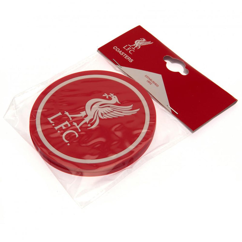 Liverpool FC 2pk Coaster Set, side angle